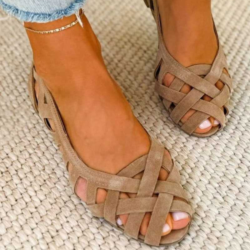 Sandalias Caterina Trenzadas de Colores Confort
