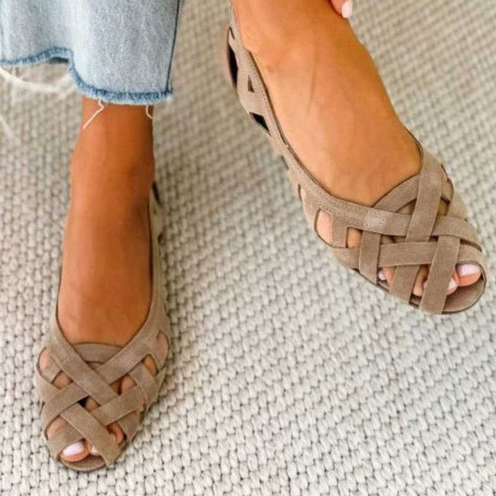 Sandalias Caterina Trenzadas de Colores Confort