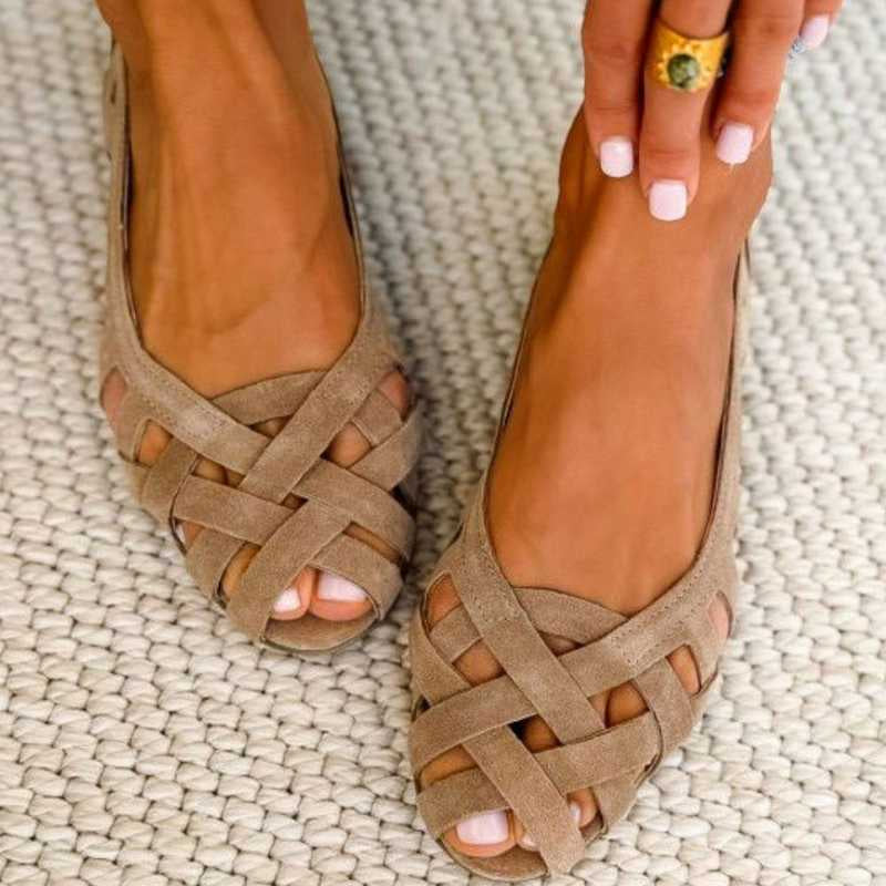 Sandalias Caterina Trenzadas de Colores Confort