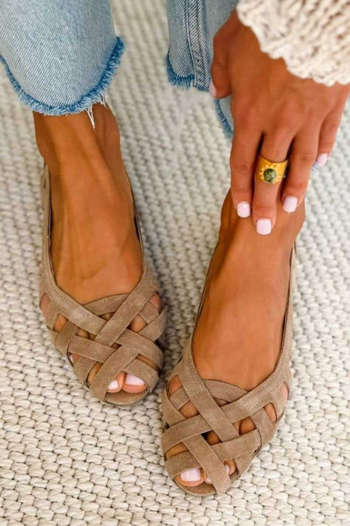Sandalias Trenzadas de Color Caterina