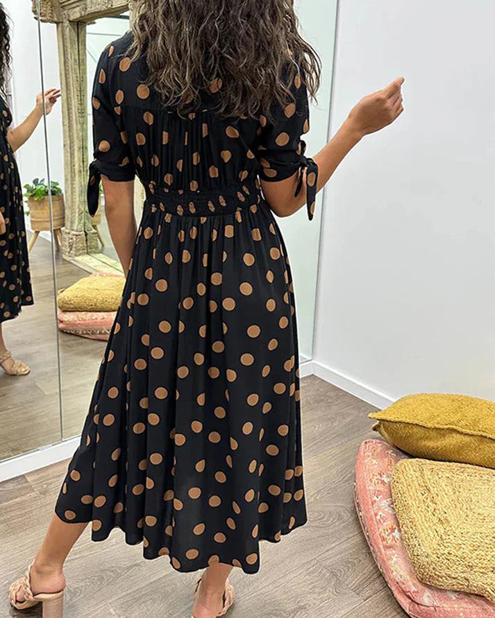 Valentina™ | Vestido Moderno de Lunares