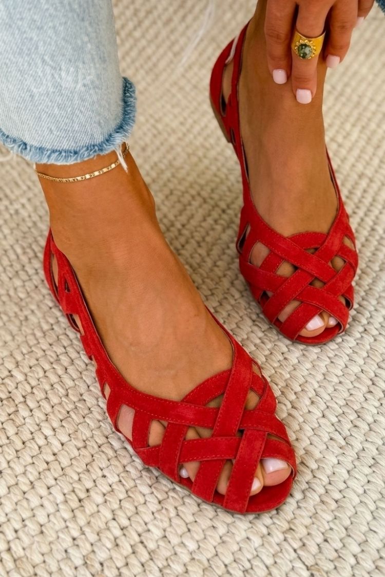 Sandalias Trenzadas de Color Caterina
