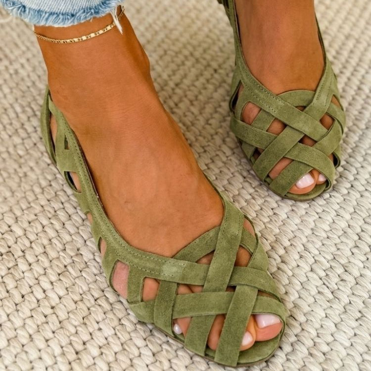 Sandalias Caterina Trenzadas de Colores Confort