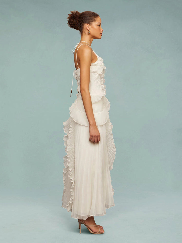 Elena™ | Vestido largo Ocean Whirlpool