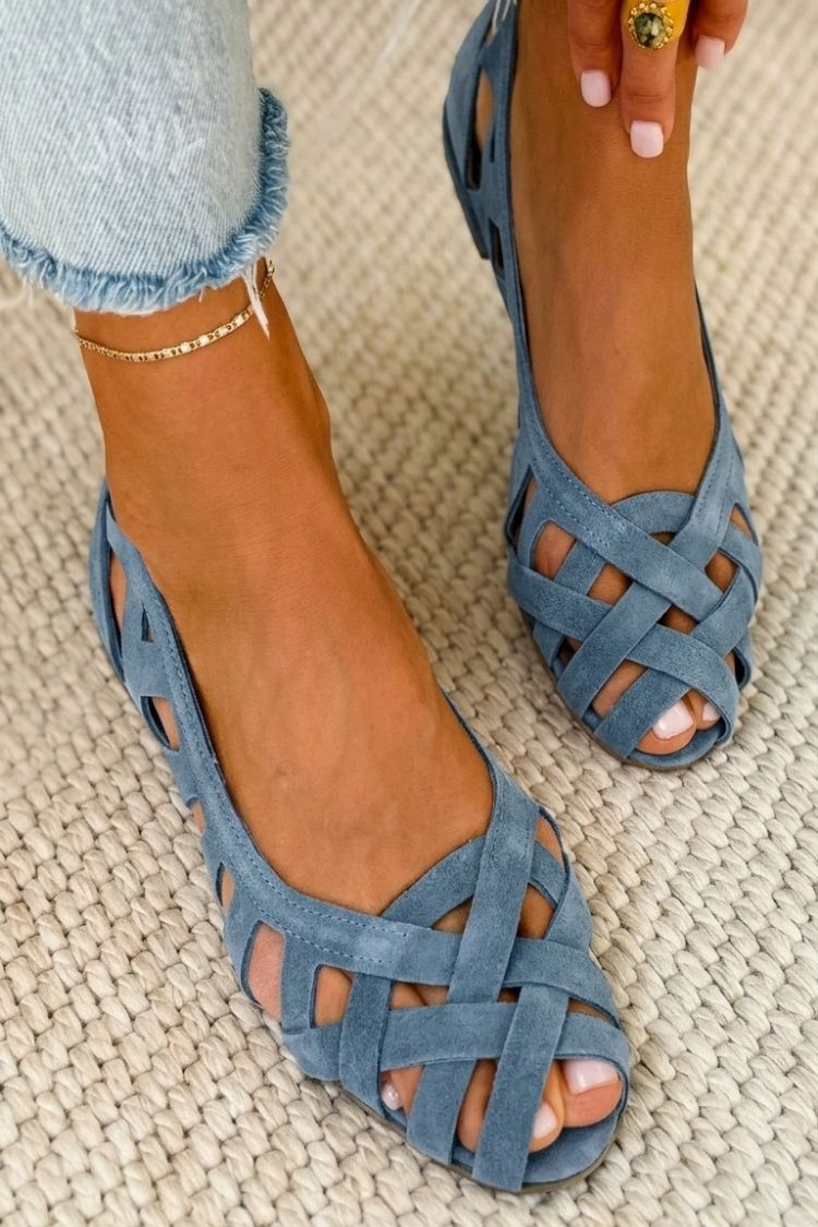 Sandalias Trenzadas de Color Caterina