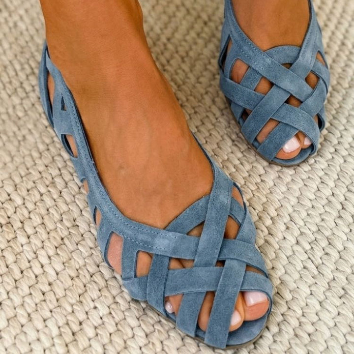 Sandalias Caterina Trenzadas de Colores Confort