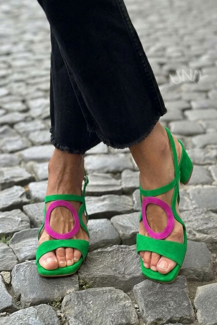Valentina Sandalias de Verano Vivaces Coloridas