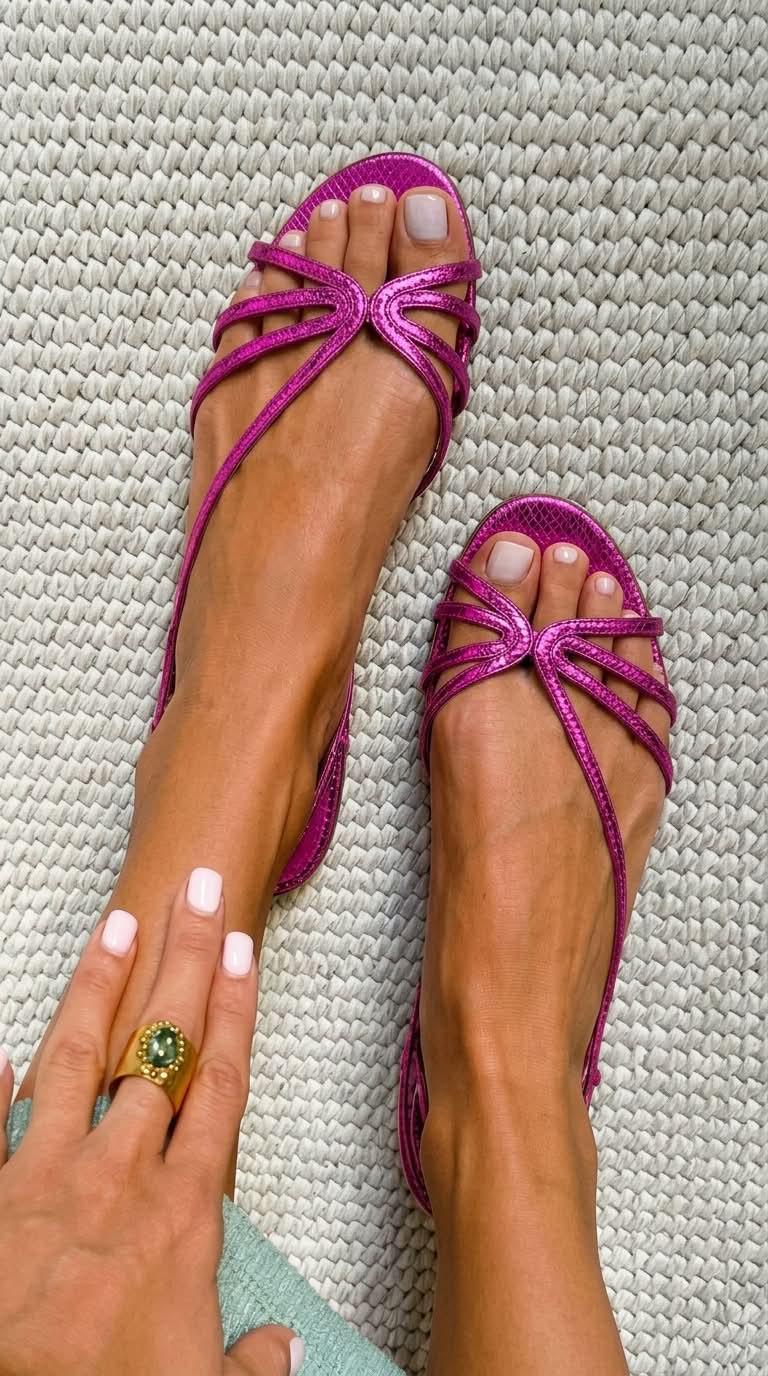 Ginevra Sandalias Doradas Elegancia Veraniega
