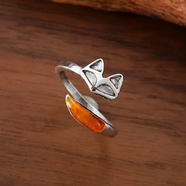 Anillo Vintage de Espíritu Zorro