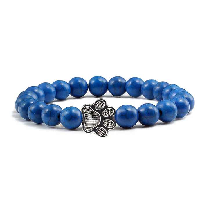 Pulsera de Patas con Perlas – Diseño de Piedra Natural