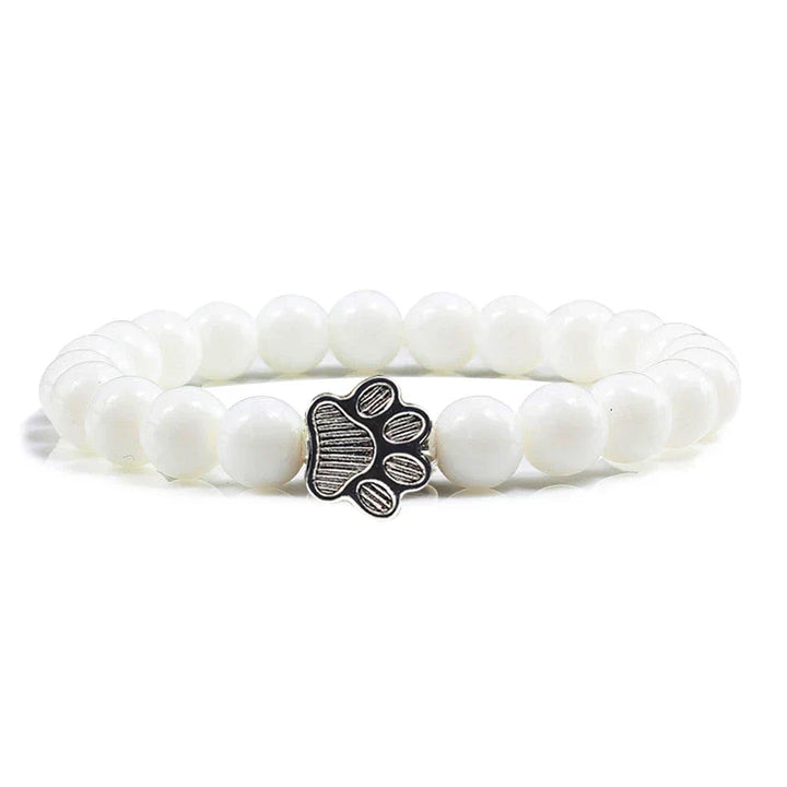 Pulsera de Patas con Perlas – Diseño de Piedra Natural