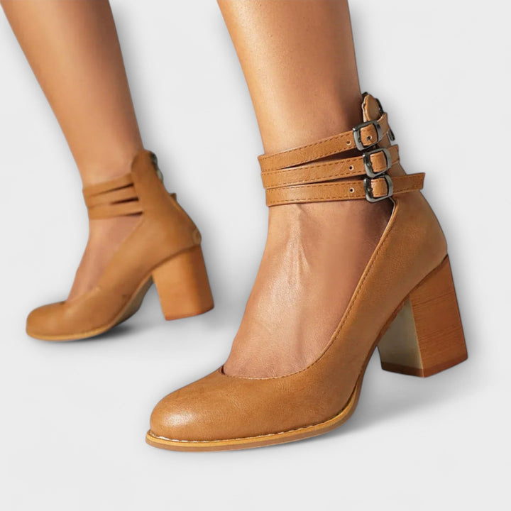 Camila | Zapatos elegantes de tacón alto con correa