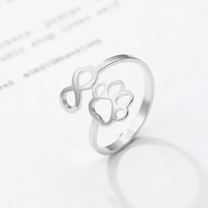 Anillo de Patas Infinito Ajustable – Acero Inoxidable